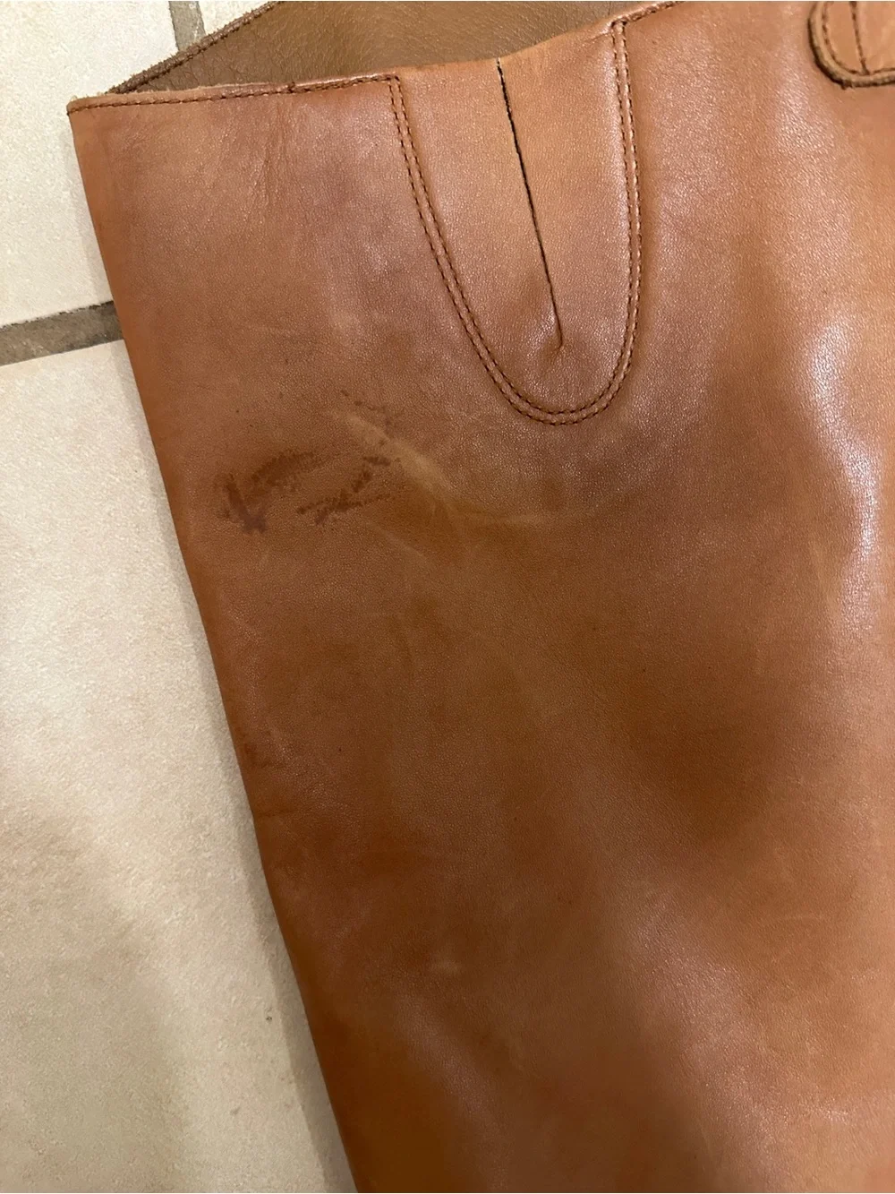 Tall Leather Riding Boots